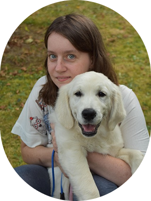 Moi avec ma chienne Luna